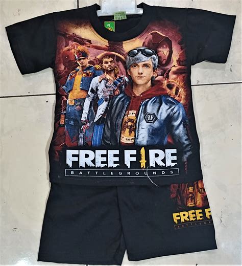 Kreasi Kaos Free Fire Anak-Anak Berkualitas Tinggi Terbaru!